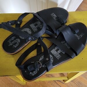 Black Strappy Sandals